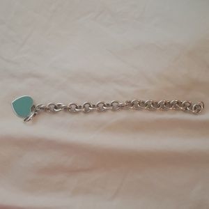 Tiffany co blue enamel bracelet.